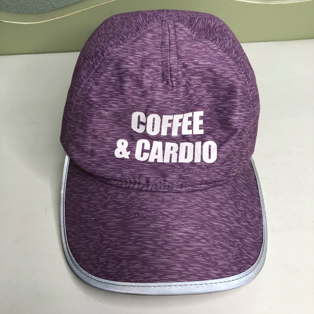 Tek gear women cap hat coffee & cardio purple